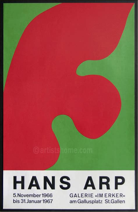 Hans Arp, Out Of The Dark, Exhibition Poster, Limited Edition Prints, Lithograph, New Art, New ...