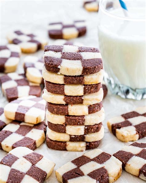 Checkerboard Cookies | Checkerboard cookies, Healthy cookie recipes, Cookie recipes