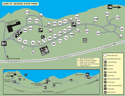 Campground Maps: State Parks and Public Lands: Maine DACF