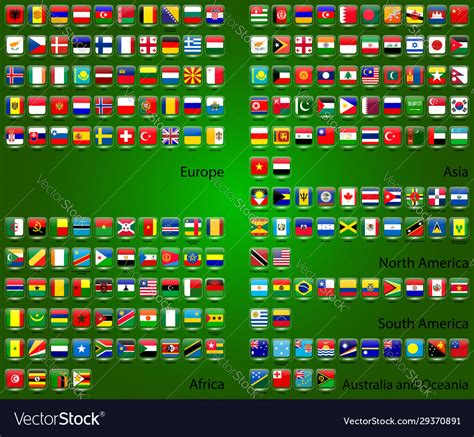 Printable Country Flags With Red, Yellow And Green Memozor | vlr.eng.br