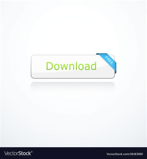 Rectangle free download button Royalty Free Vector Image