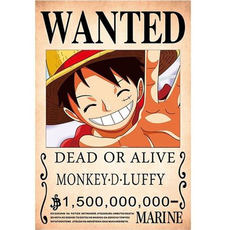 Luffy Wanted Poster Wallpapers - Top Free Luffy Wanted Poster ...