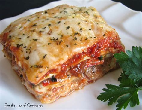 Roasted Vegetable Lasagna | For the Love of Cooking