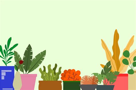 Decorative Plants Background Vector 2130248 Vector Art at Vecteezy