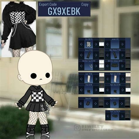 Goth gacha club outfits