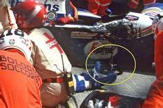 Ayrton Senna Helmet After Crash