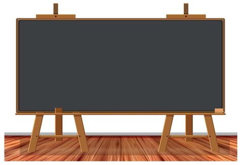 Wooden Blackboard on White Background 693573 Vector Art at Vecteezy