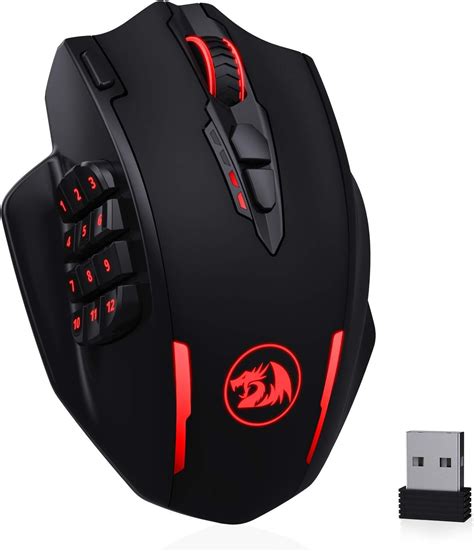 Amazon | Redragon M913 Impact Elite Wireless Gaming Mouse, 16000 DPI ...