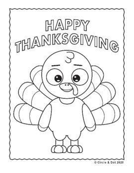 Thanksgiving Turkey Coloring Page