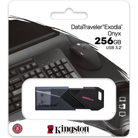 Kingston DataTraveler Exodia Onyx 256GB USB 3.2 Flash Drive | DTXON/256GB | City Center For ...