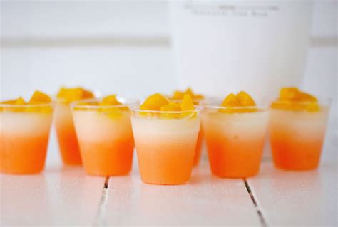 Peach Jello Shots - Kitchen Fun With My 3 Sons