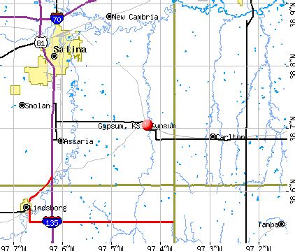 Gypsum, Kansas (KS 67448) profile: population, maps, real estate ...