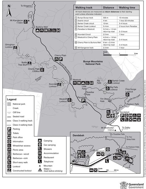 Bunya Mountains National Park - Barker Creek and Scenic Circuits ...