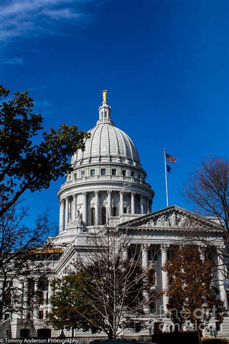 State Capitol In Madison Wi Photograph by Tommy Anderson