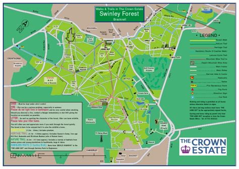 Swinley Forest Map | Trail | Adventure Travel