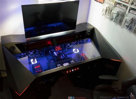 Check out this sweet custom DESK PC by /u/Deblow over on reddit. Build ...