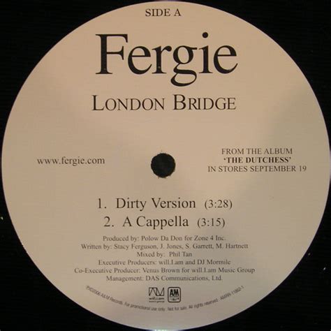 Fergie – London Bridge (2006, Vinyl) - Discogs