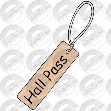 Hall Pass Pad | Zazzle - Clip Art Library