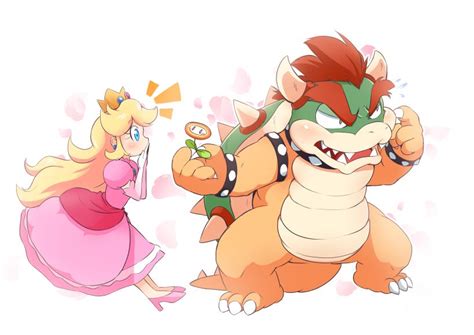 Princess Peach And Bowser In Love