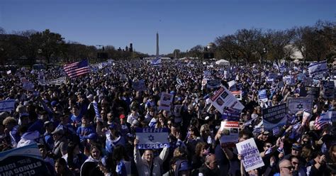 Tens of thousands rally for Israel in Washington - Al-Monitor: The ...