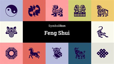 Feng Shui Symbols - Chinese Symbols - Feng Shui Vectors