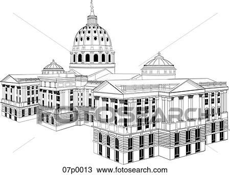 Pennsylvania capitol Clipart | 07p0013 | Fotosearch