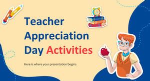 Teacher Appreciation Day Activities PowerPoint Templates Free Download