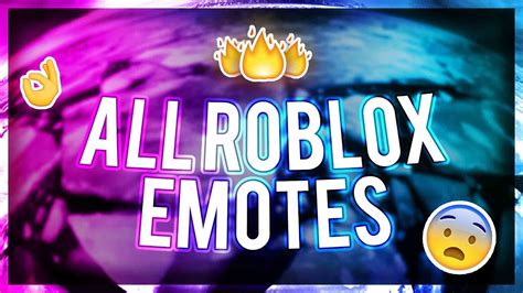 All Roblox Emotes (2017!)⚜️ - YouTube