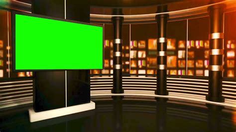Free Green Screen Backgrounds TV Studio