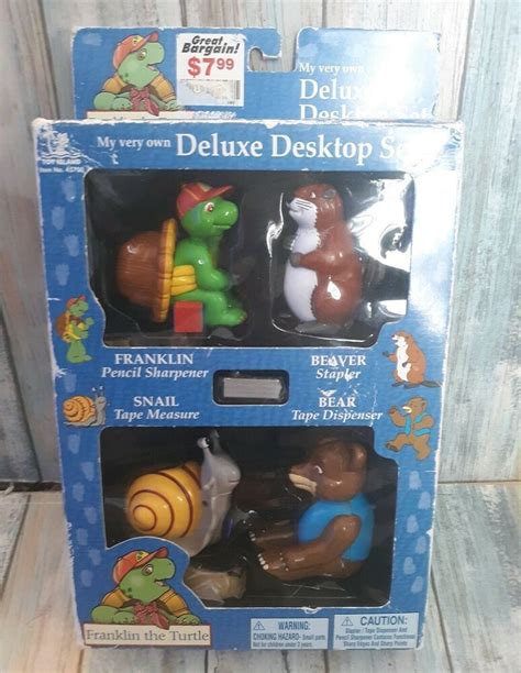 Franklin the Turtle deluxe desktop set rare new old stock #Unbranded | Franklin the turtle ...