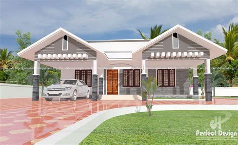 Single Floor House Front Design In Kerala / Best single storey home designs 60+ kerala ...