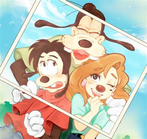 Group Picture | by Y @ Pixiv.net // max and roxanne; goof troop; a goofy movie | Cosas de disney ...