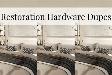 Restoration Hardware Dupes: You Won't Even Know the Difference