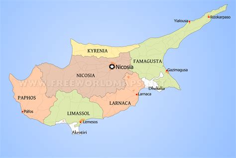 Cyprus Maps - by Freeworldmaps.net