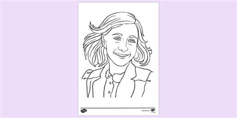 Anne Frank Colouring Sheet | Portrait (teacher made)