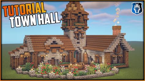 Minecraft: Town Hall Tutorial - YouTube