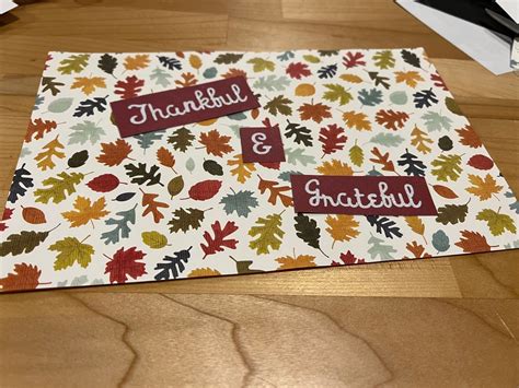 Handmade Happy Thanksgiving Card to Make This Holiday Season - Pattern and Paste