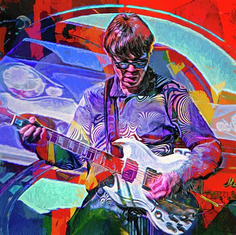 Elliot Easton, The Cars Mixed Media by Mal Bray - Fine Art America