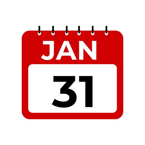 january 31 calendar reminder. 34594736 PNG