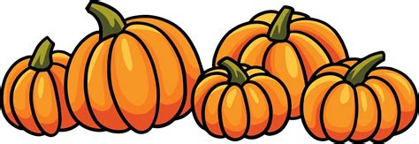 Thanksgiving Pumpkins Cartoon Colored Clipart 8944257 Vector Art at Vecteezy