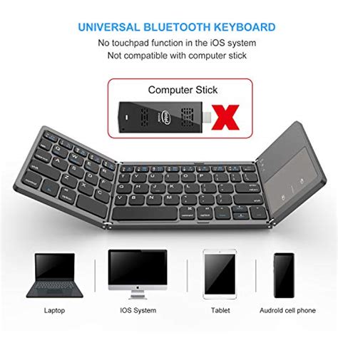 Jelly Comb Foldable Keyboard With Touchpad User Manual