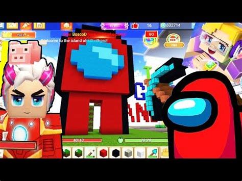 Blockman GO: Sky Block Ep.15 - Building Among Us in the Minecraft Mode - YouTube | Go game ...