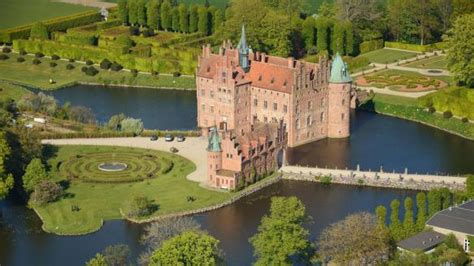 Three Castles on the Island of Funen Denmark