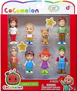 Cocomelon Figurines, Family Pack, Eight (8) Family Figures, Toys for Toddlers, Figures - Amazon ...