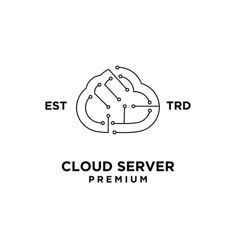 Cloud server logo icon design illustration 20309502 Vector Art at Vecteezy