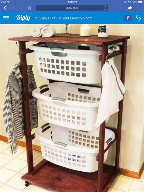 Pin by Karla McDermott on Home | Laundry rack, Plastic laundry basket, Laundry