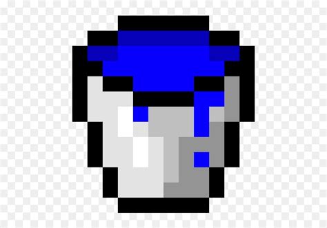 Minecraft Water Bucket, HD Png Download - vhv