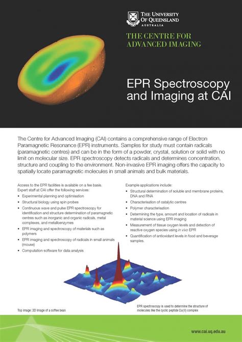 EPR Spectroscopy - Centre for Advanced Imaging - University of Queensland