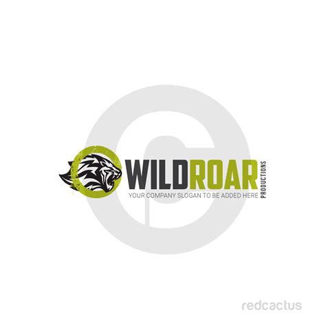 Wild Roar logo - Red Cactus