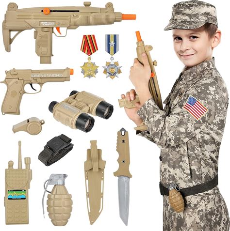 Vamei Army Suit For Kids Military Costume Army Costume For Boys Soldier Costume Kids Military ...